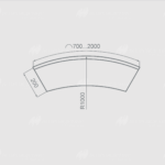 Чертёж: ГП-3 R 1000/3000/6000/10000 · 200×П×600